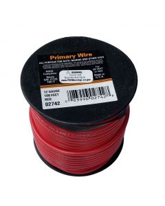 East Penn 02742  12 GA  Red Primary PVC Wire SAE J1128 100ft