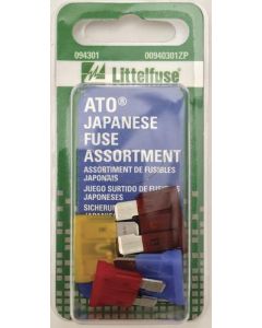 Littelfuse 00940301ZP ATO Japanese Fuse Assortment 5 Pack