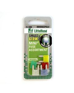 Littelfuse 00940362ZPGLO 5 assorted MINI SMARTGLOW Blade Replacement Fuses