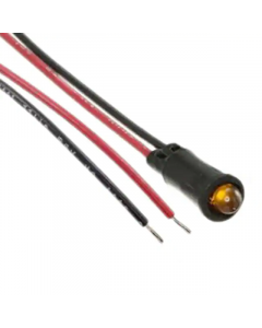 Philmore 11-2423 LED Snap-In 12-14V .250" Hole - Amber