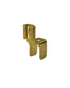 PICO Wiring 1595C Brass .250" Double Male/Female Chair Receptacle 50 pcs