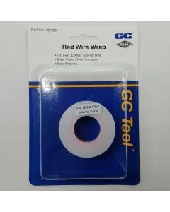 GC Electronics 12-636 Red Wire Wrap Wire, 100ft. Solid 30AWG