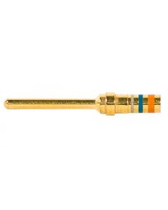 TE Connectivity 205089-1 Male Pin Contact , Crimp, Size 20, 24-20 Awg, Gold Plated