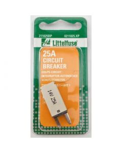 Littelfuse 211025BP 25A Mini / ATM Auto Reset Blade Circuit Breaker