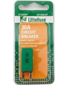 Littelfuse 211030BP 30A Mini / ATM Auto Reset Blade Circuit Breaker 0211030.XP