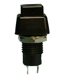 Philmore 30-112 Sq. Push Button Switch, SPST 3A @125V, OFF-(ON)