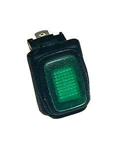 Philmore 30-12324, Splash Proof Rock Switch,SPST,ON-OFF, Green LED