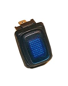 Philmore 30-12326, Splash Proof Rocker Switch, SPST, ON-OFF, Blue LED