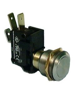 Philmore 30-14340  Vandal Resistant SPDT Push Button Switch, 22A@125