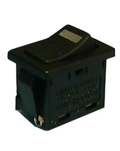 Philmore 30-16081 Mini Rocker Switch w/LED, SPST 6A, ON-OFF, Amber LED