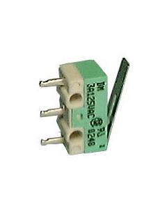 Philmore 30-2401 Micro Snap Action Switch, 3A@125V, Short Roller Lever