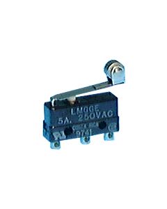 Philmore 30-2505 Sub-Min SnapAction Switch, 5A @ 125V, Roller Lever