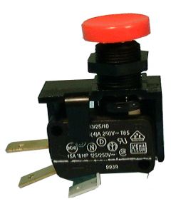 Philmore  30-383 Momentary Push Button  Switch SPDT,NO/NC Red