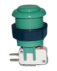 Philmore 30-784 Video Game Push Button Assembly w/Switch, Green