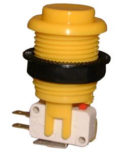 Philmore 30-785  Video Game Push Button Assembly w/Switch, Yellow