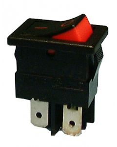 Philmore 30-852 Mini Rocker Switch, SPST 15A@125V, ON-OFF Black/Green