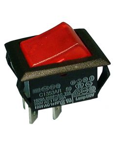 Philmore  30-867 Lighted Rocker Switch DPST 20A 125-250V AC