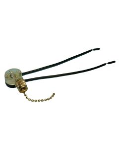Philmore 30-9157 Pull Chain Switch, SPST 6A @125V/3A@250V, ON-OFF