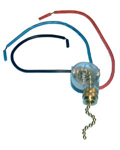 Philmore 30-9158 Pull Chain Switch, Two Circuit,6A @125V/3A@250V,3-WAY