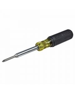 Klein Tools 32559 Multi-Bit Screwdriver / Nut Driver, 6-in-1, Extended Reach, Ph, Slotted