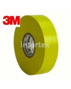 3M Scotch 35, Color Coded, Vinyl Electrical Tape, Yellow, 3/4" x 66'