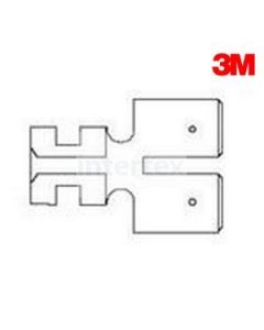 3M  7MMF-250 Non-Ins Double Male-Fem. Multi-Stack Adapter 1/4"  100pk
