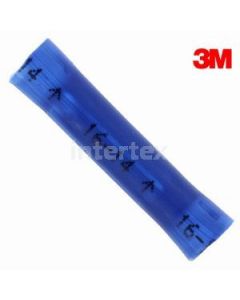 3M  94789  Nylon Insulated Connector Butt Splice 16-14 AWG Blue 100pk