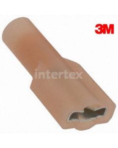 3M  94807 Fully Nylon Insulated Male Disconnect 22-18 AWG .187" 100pk