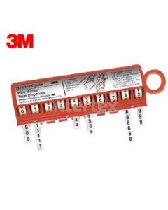 3M STD-0-9 ScotchCode Wire Marker Tape Dispenser, Numbers