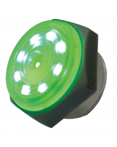 Philmore 44-1206 3-15V DC Green LED Lighted, Intermittent Piezo Sounder ~ 95dB