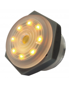 Philmore 44-1208 3-15V DC Yellow LED Lighted, Intermittent Piezo Sounder ~ 95dB