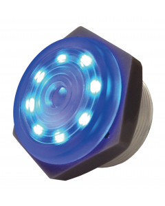 Philmore 44-1212 3-15V DC Blue LED Lighted, Continuous Piezo Sounder ~ 95dB