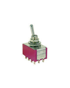 Philmore 30-10032  Mini Toggle Switch, 4PDT 5A @120V, ON-OFF-ON
