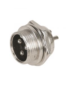 Philmore 61-623, 3 Pin Male Chassis Socket Mobile Connector