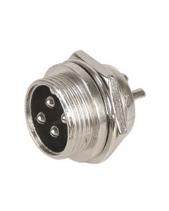 Philmore 61-624, 4 Pin Male Chassis Socket Mobile Connector