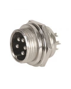 Philmore 61-625, 5 Pin Male Chassis Socket Mobile Connector