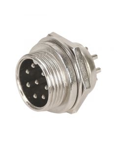 Philmore 61-628, 8 Pin Male Chassis Socket Mobile Connector