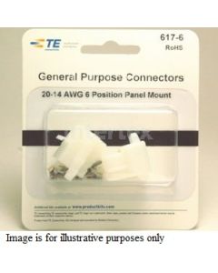 Waldom 617-9, Tyco General Purpose Connectors, M/F 20-14 AWG, 9 CKT