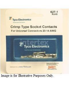 Waldom 627-2, Tyco Crimp Socket,20-14AWG for Universal Connectors,10PK