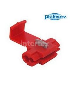 Philmore 65-1280 Wire Tap Splice 22-18 AWG Red 8pk
