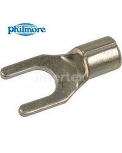 Philmore 65-2024 Non-Insulated Spade Terminal 22-16 AWG #6 15pk