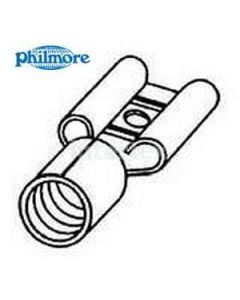 Philmore 65-4068C Non-Ins Quick Connect Terminal 12-10 AWG .375" 100PK