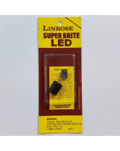 Linrose B4382H6, Blue Jumbo LED, 10mm, Diffused, 45 MCD, 2.5V-3.85V