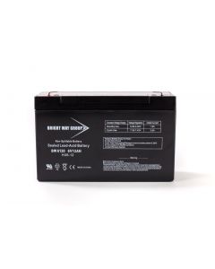 Bright Way Group BW 6120 F1 Sealed Lead Acid Battery F1 Terminals 6V 12AH