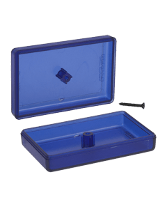 Serpac C6TRBL Electronic Enclosure Plastic, Blue 1.61 x 2.25 x 0.75"