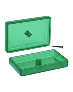 Serpac C6TRGR Electronic Enclosure Plastic, Green 1.61 x 2.25 x 0.75"