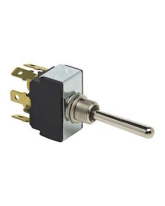 Cole Hersee 55065-02 Standard HD Metal Toggle Switch , DPDT, 25A,12VDC, (On)-Off-(On), Long Actuator