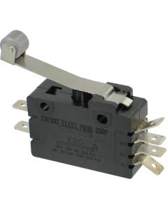 ZF Formerly Cherry E20-00K Microswitch, Snap Action, Hinge Lever, DPDT, 0E20-00K0