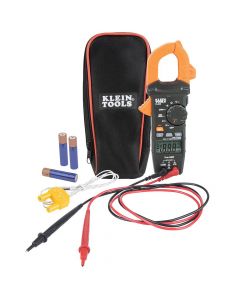 Klein Tools CL220  Digital Clamp Meter, AC Auto-Ranging 400 Amp with Temp