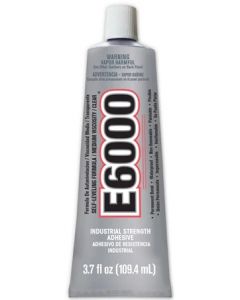ECL-E6000 BLK Black Self Leveling Adhesive Glue, 3.7 Oz